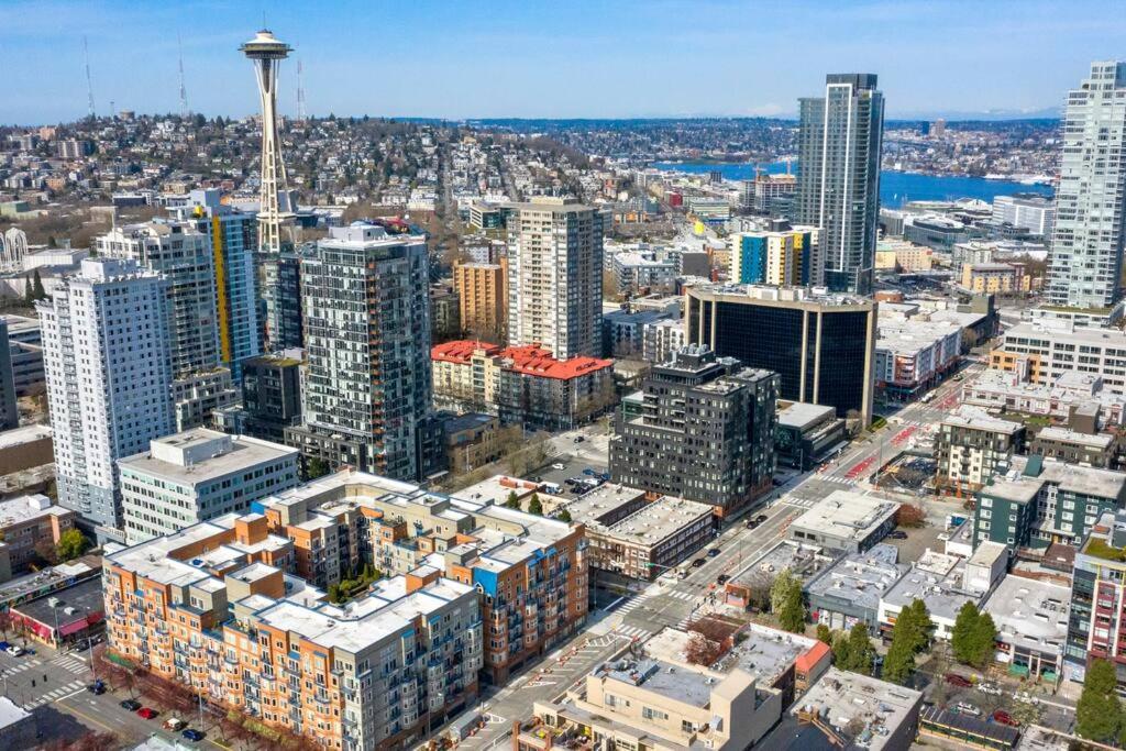 Belltown's Flower Moon, Near The Space needle Seattle